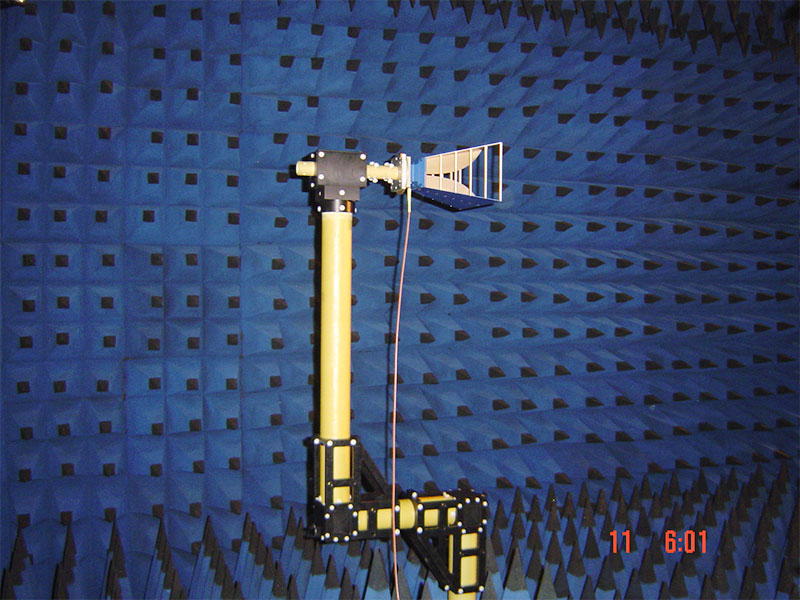 各種類型面陣、線陣的雷達仿真屏蔽測試暗室
